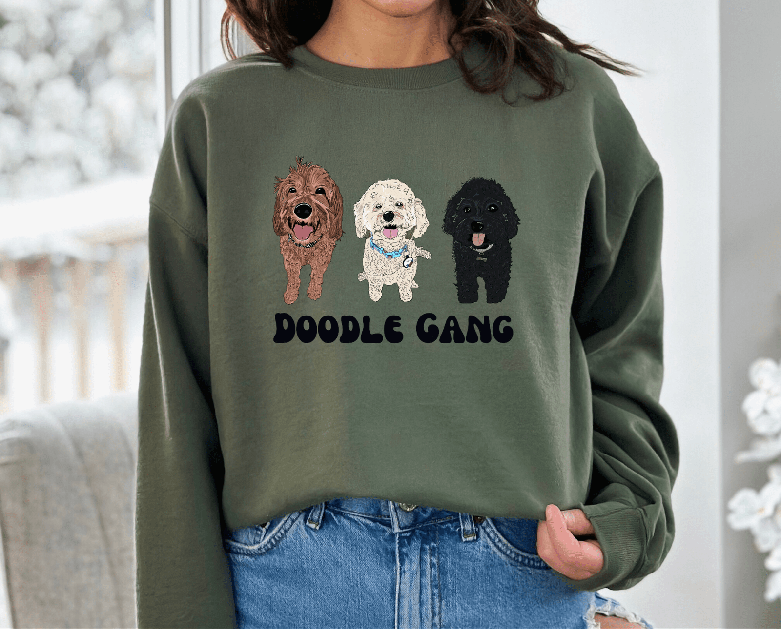 Pet Custom Crewneck Sweater