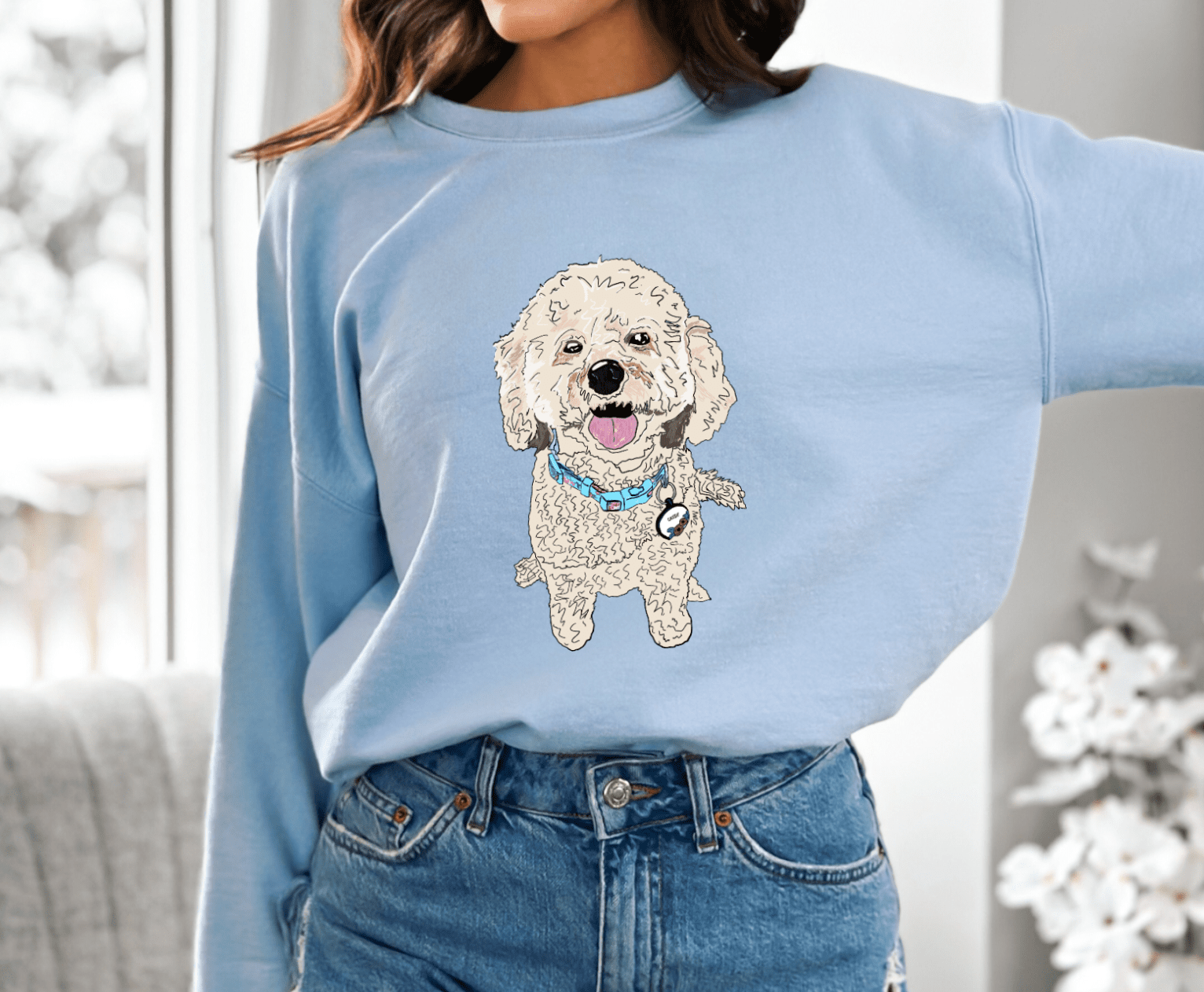 Pet Custom Crewneck Sweater