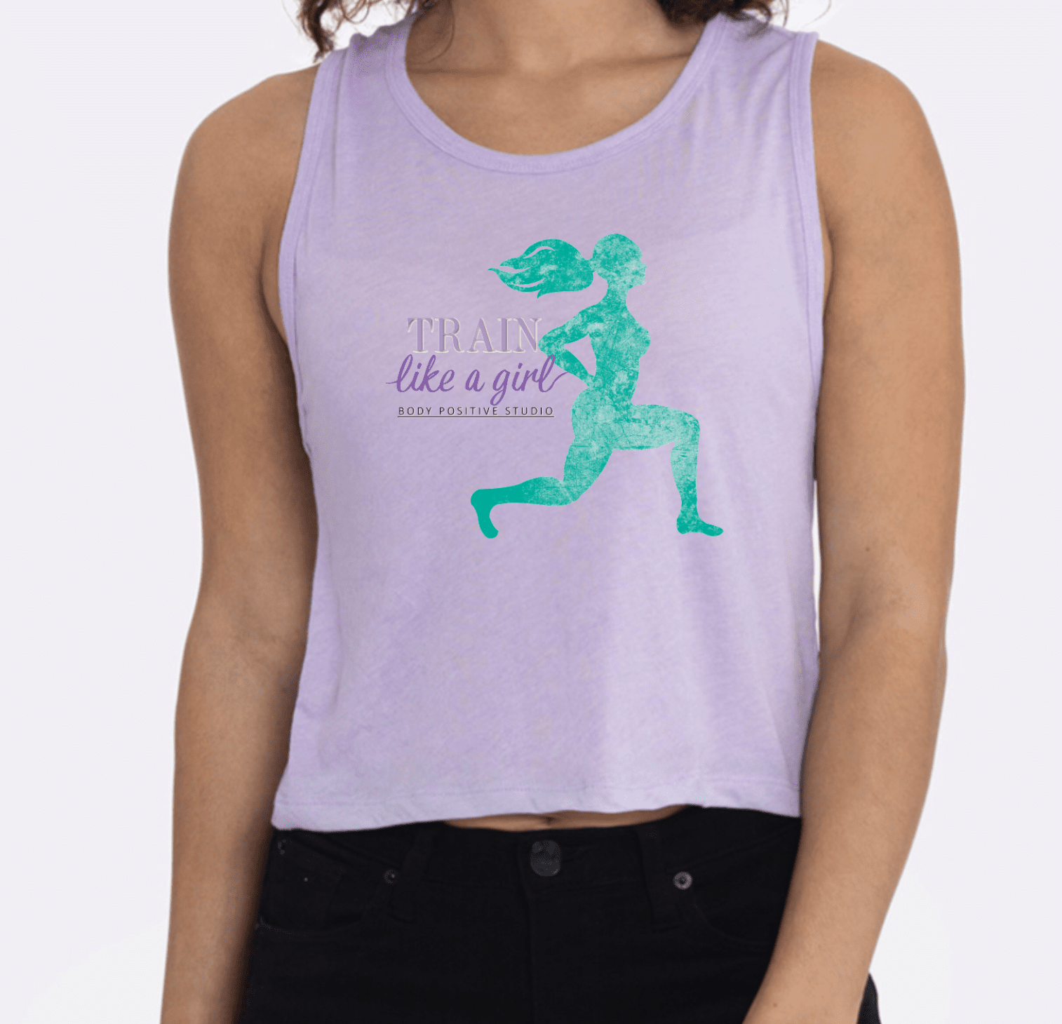 Train Like a Girl Crop Top